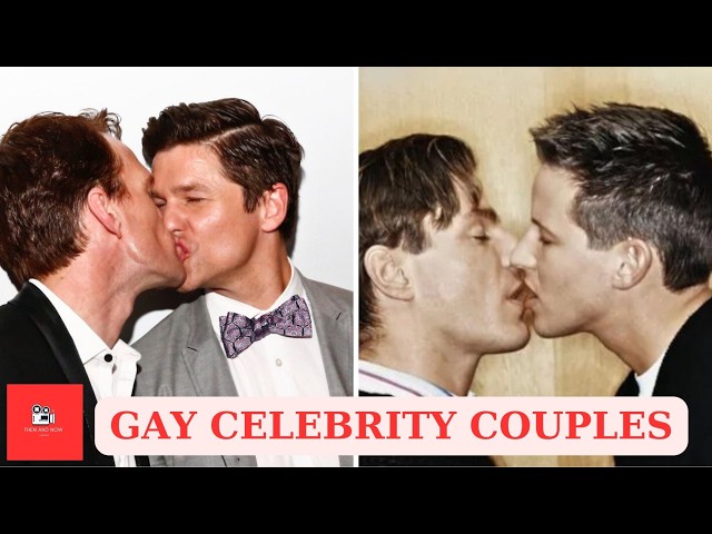 35 Gay Celebrity Couples in Hollywood | Then and now 2024