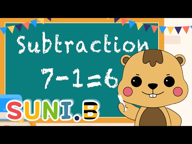 Subtraction song  - Educational song for kids ㅣ Suni.B kids songs