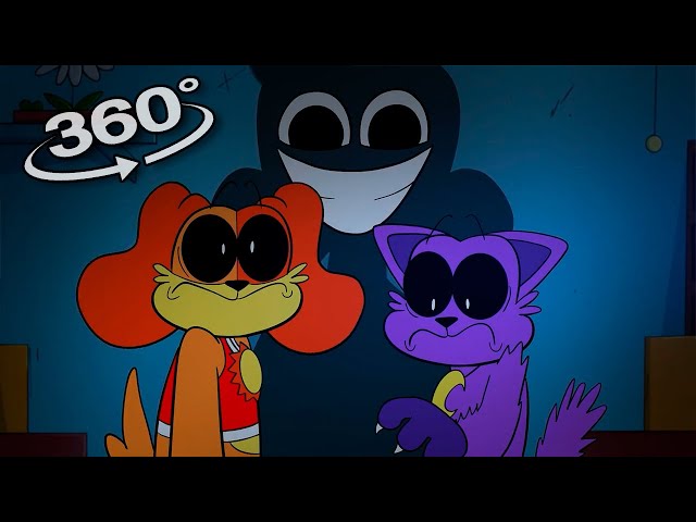 SMILING CRITTERS ANIMATION🌈 'HIDE AND SLEEP' (Poppy Playtime chapter 3 fan animation) 360°