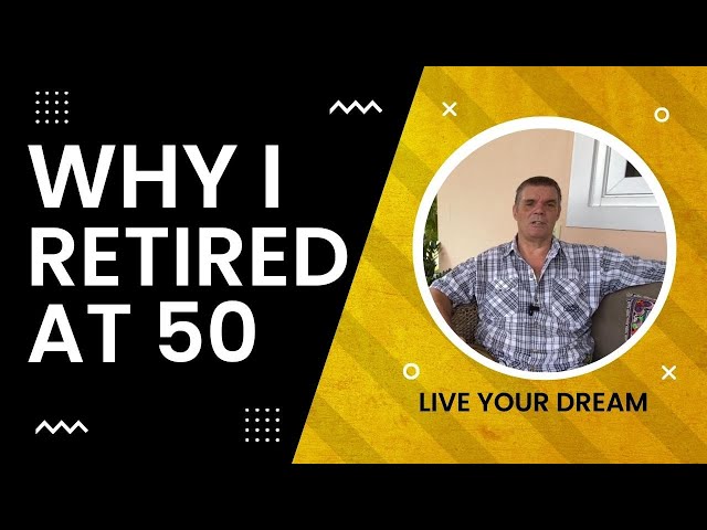 Retired At 50 I Was Lucky Retire As Soon As You Can