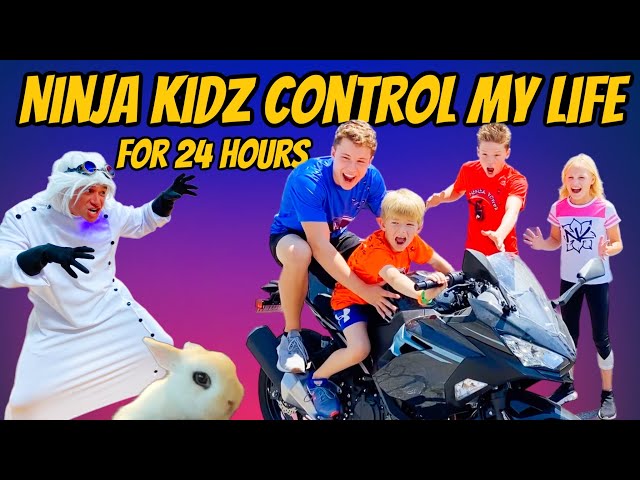 Ninja Kidz TV Control My Life for 24 Hours