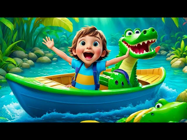 Row Row Row Your Boat | Classic Nursery Rhyme for Kids | Nursery Rhymes & Kids Songs