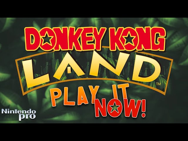 Donkey Kong Land Now Playable on Switch Online!