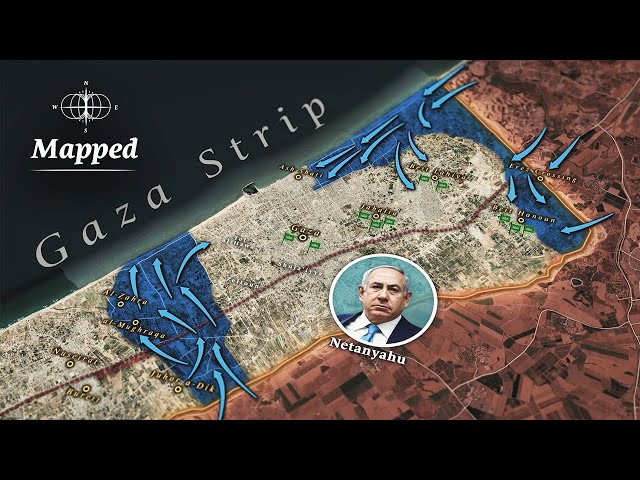 Israel Encircles the Gaza City [Mapped]