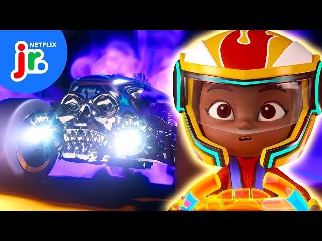 The Bone Shaker HAUNTS Hot Wheels City 💀🔥 Hot Wheels Let's Race | Netflix Jr