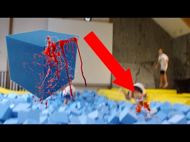 BLOODY FAIL AT TRAMPOLINE PARK!! *Hospitalized*