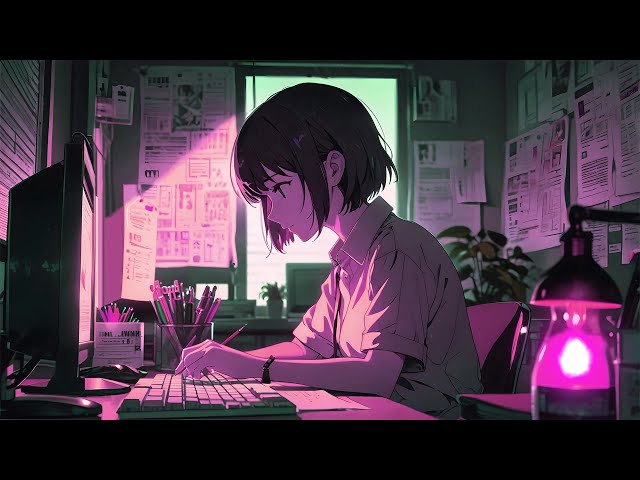 Lofi Chill Relax🎧Music Lo-fi Study ✍ Sleep/Work ~ Reading with me.. Playlist HipHop