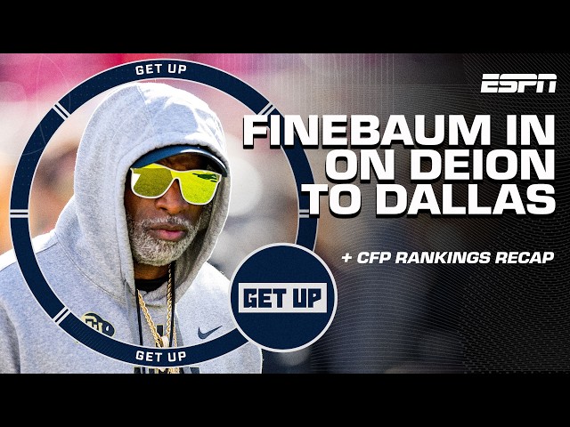 Paul Finebaum: Deion Sanders to the Cowboys 'MAKES SENSE' + CFP rankings a 'TRAVESTY?' | Get Up