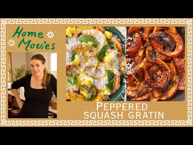 Alison Makes Cheesy Peppered Squash Gratin for Thanksgiving | Home Movies with Alison Roman