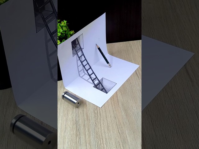 ! Sorprende con este Dibujos 3D 🔥 Dibujar Escaleras 3D Arte Fácil #arte