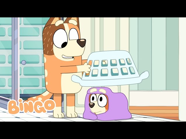 Bingo is Ghostbasket! 😆 👻 | Halloween Moments with Bluey and Bingo 🎃 | Bingo - Official Channel