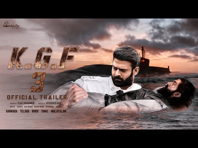 KGF 3 OFFICIAL TRAILER - The breathtaking theater experience of KGF 3!