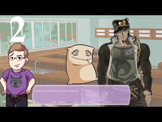 Let's Play Joestar Struck (Jojo Dating Sim) Part 2/3 - Jotaro and I Adopted a Baby!