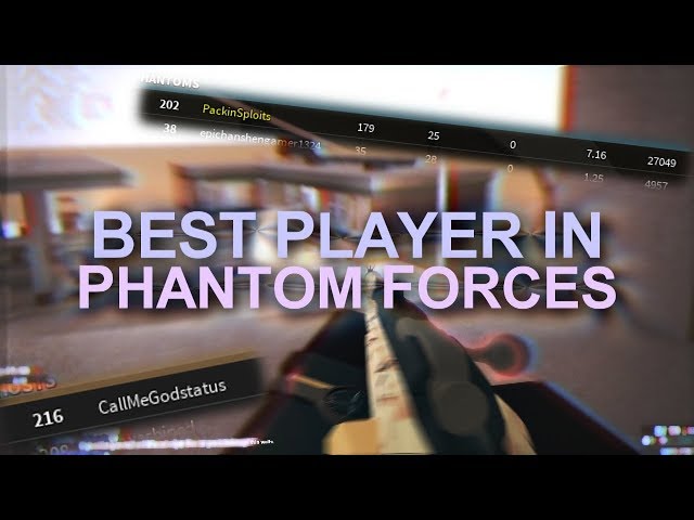 PLAYING WITH THE BEST PLAYER in PHANTOM FORCES... (roblox)