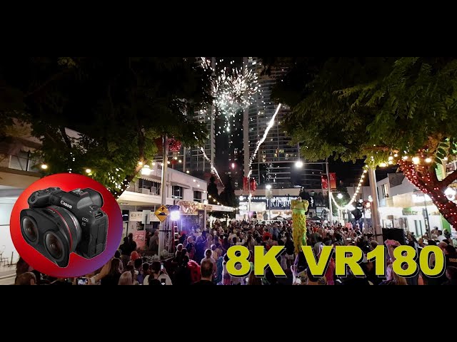 8K VR180 3D Fireworks for Chinese Lunar New Year 2022 – Year of the Tiger  (Travel/ASMR/Music)