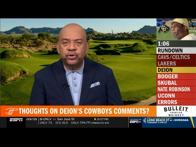 Pardon The Interruption | Wilbon reacts to Deion pours cold water on Cowboys' hopeful return to HC