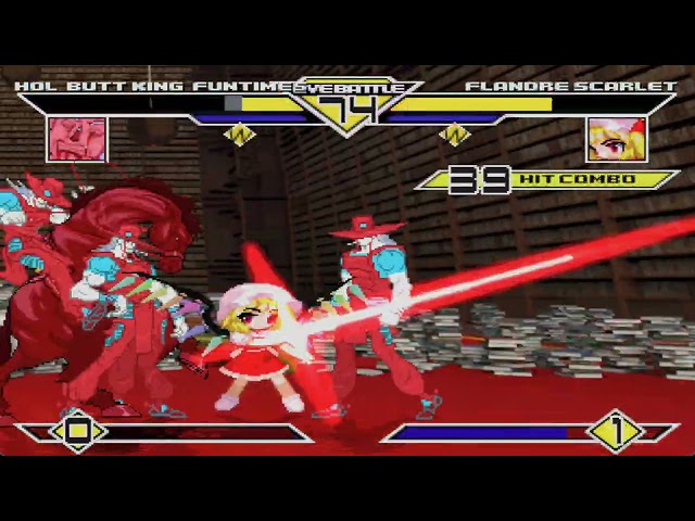 mugen 1.1b1 eve battle hol 'butt king' funtimes 1p vs flandre scarlet 1p