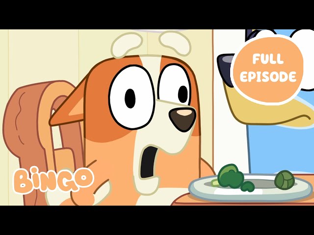 Bingo becomes a Parrot! 🦜 🧡 | Asparagus Bluey FULL EPISODE | Bingo - Official Channel