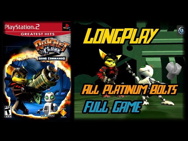 Ratchet & Clank 2 Going Commando - Longplay All Platinum Bolts Full Game Walkthrough (No Commentary)