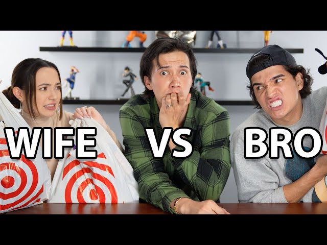 Who Knows Me Better? Wife vs Brother (Target Gift Swap Challenge)