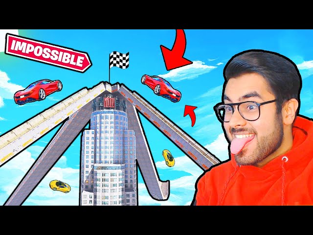 4X Mega RAMP 🔥 | GTA 5 Impossible Stunts | Hitesh KS