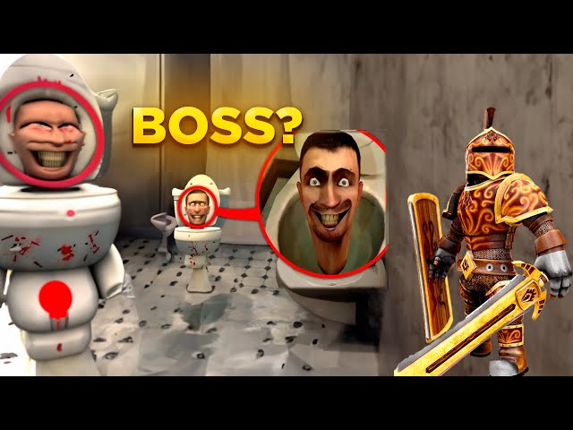 Roblox PARKOUR ESCAPE from Skibidi Toilet BOSS FIGHT 😱