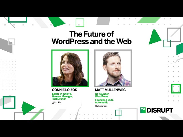 Matt Mullenweg: The Future of WordPress and the Web | TechCrunch Disrupt 2024