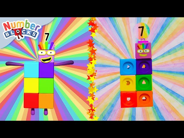 Odd Side Story & the Numberblocks MathLink Cubes | Math for Kids | Learn to Count | @Numberblocks