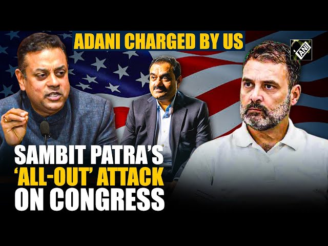 Uncut! Sambi Patra blasts Congress over Rahul Gandhi’s remarks over US’ charges on Gautam Adani