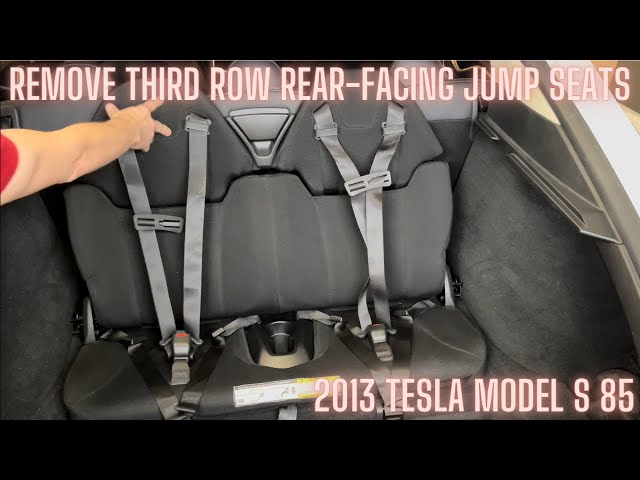 How to remove the third row jump seats in a 2013 Tesla Model S