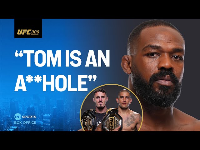 Jon Jones insists he’s not “DUCKING” Tom Aspinall and would rather fight Alex Pereira 👀 #UFC309