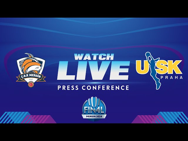 Cukurova Basketbol Mersin v ZVVZ USK Praha - Press Conference | EuroLeague Women 2023-24