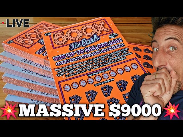 12Hrs Live - $9000 in 500X Tickets! | Scratch Life