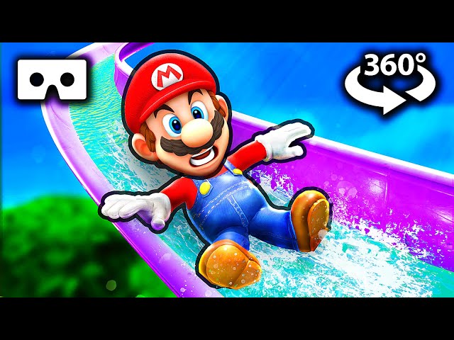 360° VR - SUPER MARIO WATERSLIDE