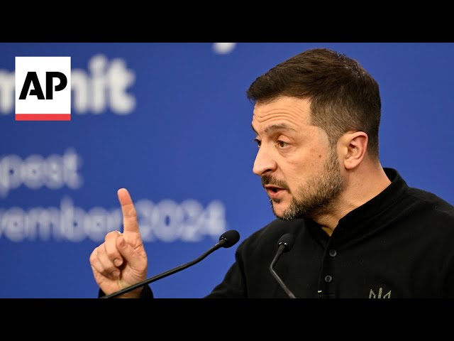 Zelenskyy addresses EU Parliament as Ukraine marks 1,000 days of war