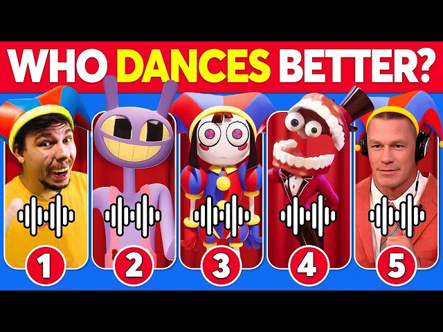 Who DANCES Better? 💃🎶 The Amazing Digital Circus Ep.3 Edition 🎪 Pomni, Jax, Ragatha, Mr.Beast,...