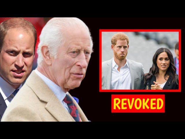 SUSSEX FUMING! William Tells King To Revoke Haz&Meg's Royal Titles After The Duo Breaks All Limits