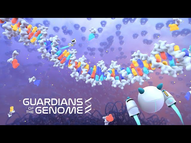 AXS Studio Science VR game. Guardians of the Genome 360 gameplay