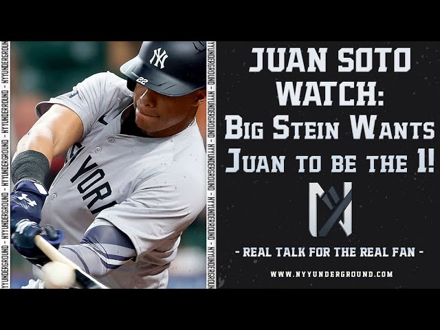 Soto Watch: Big Stein Wants Soto to be THE ONE for a long time!