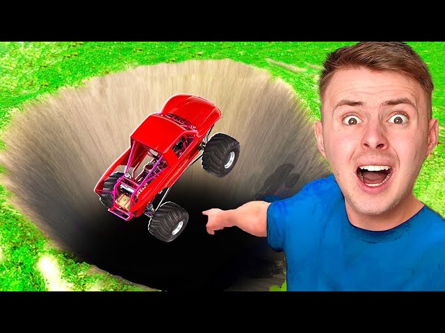 MONSTER TRUCK vs 100,000 m HLUBOKÁ DÍRA! 😱 **extrémní**