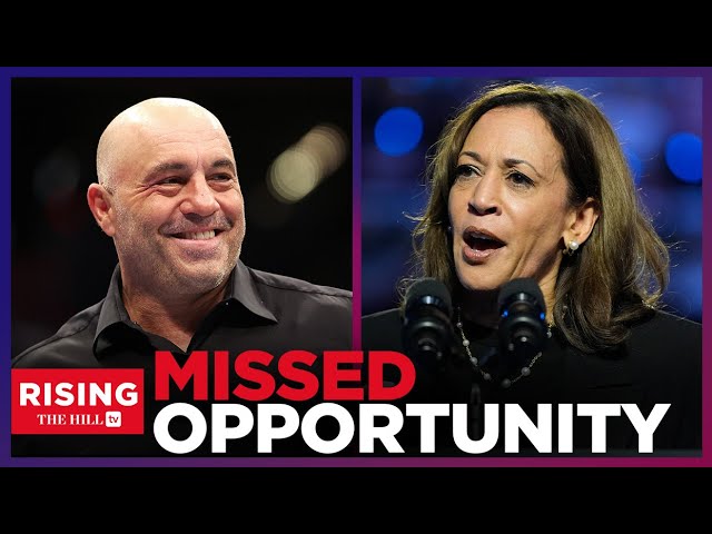 SNUBBED! Kamala Harris REFUSES To Sit Down With Joe Rogan