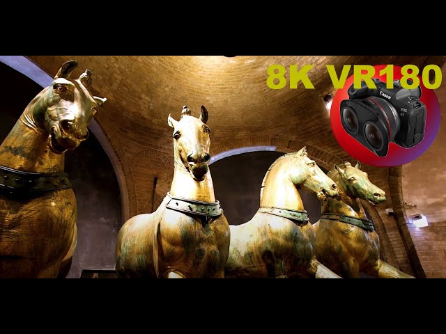 VENICE ITALY The Horses of Saint Mark in Saint Mark's Basilica 8K 4K VR180 3D Travel Videos ASMR