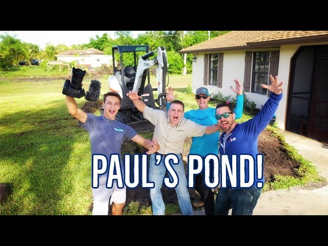 PAUL CUFFARO New POND in front yard