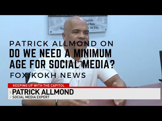 Patrick Allmond Oklahoma's  Fox 25 KOKH - Should we have age verification on social media?