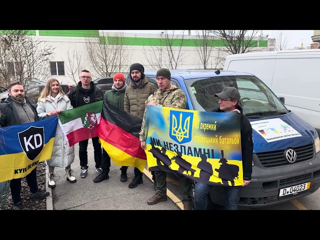 Handover of the VW T5 in Kyiv to the 45th Independent Rifle Battalion (ukrhelfer.de)