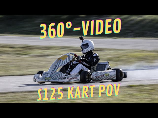 Driving 125cc S125 Race Kart At Borås Motorstadion In Sweden