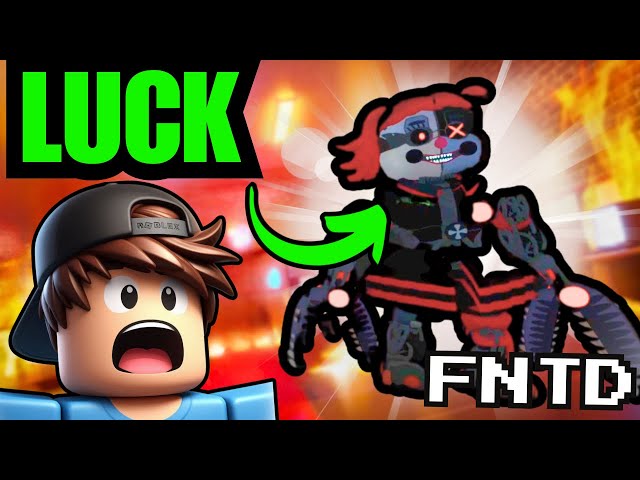 I spent 200,000 steampunk gears for Widow Baby and HAD INSANE LUCK - Roblox Five Nights TD (FNTD)