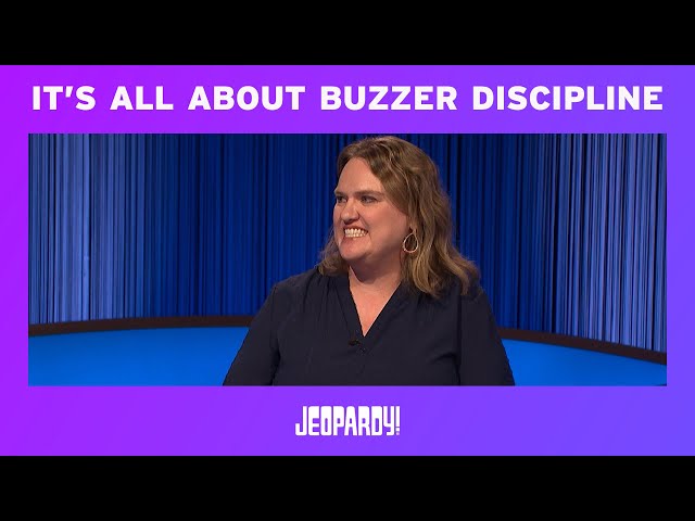 It's All About Buzzer Discipline | Overheard on Set | JEOPARDY!