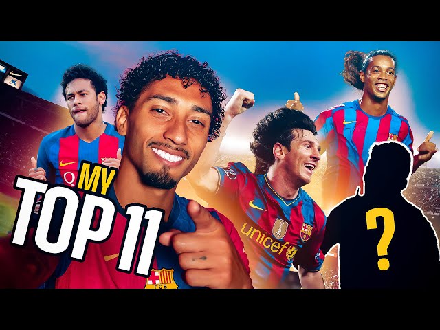 RAPHINHA | MY TOP 11 (ALL-TIME BARÇA LEGENDS) | FC Barcelona 🔵🔴