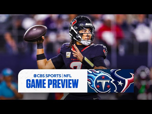 Tennessee Titans vs. Houston Texans FULL GAME PREVIEW | NFL Week 12